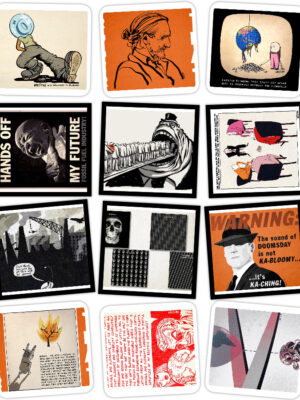20 'Mr Fish' Postcards
