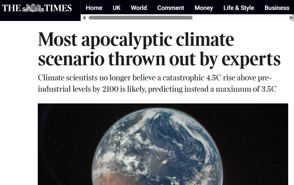 Good News: Our Grandchildren Will Starve, Not Our Children