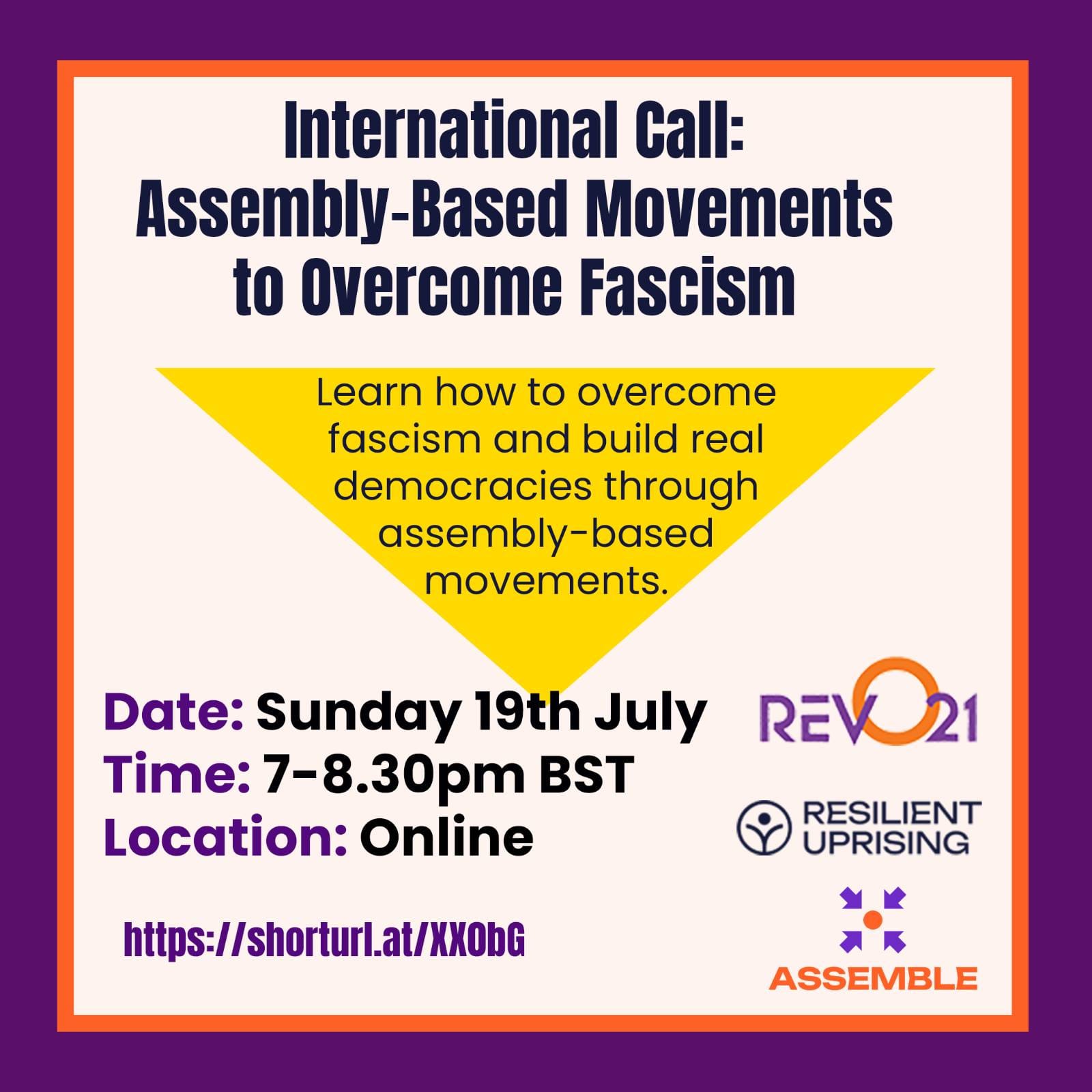 Assembly-Based Mobilisation: Global Briefing to Overcome Fascism